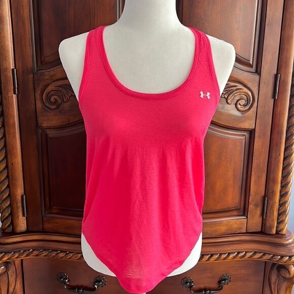 Under Armour pink athletic tank- size S - Picture 1 of 5